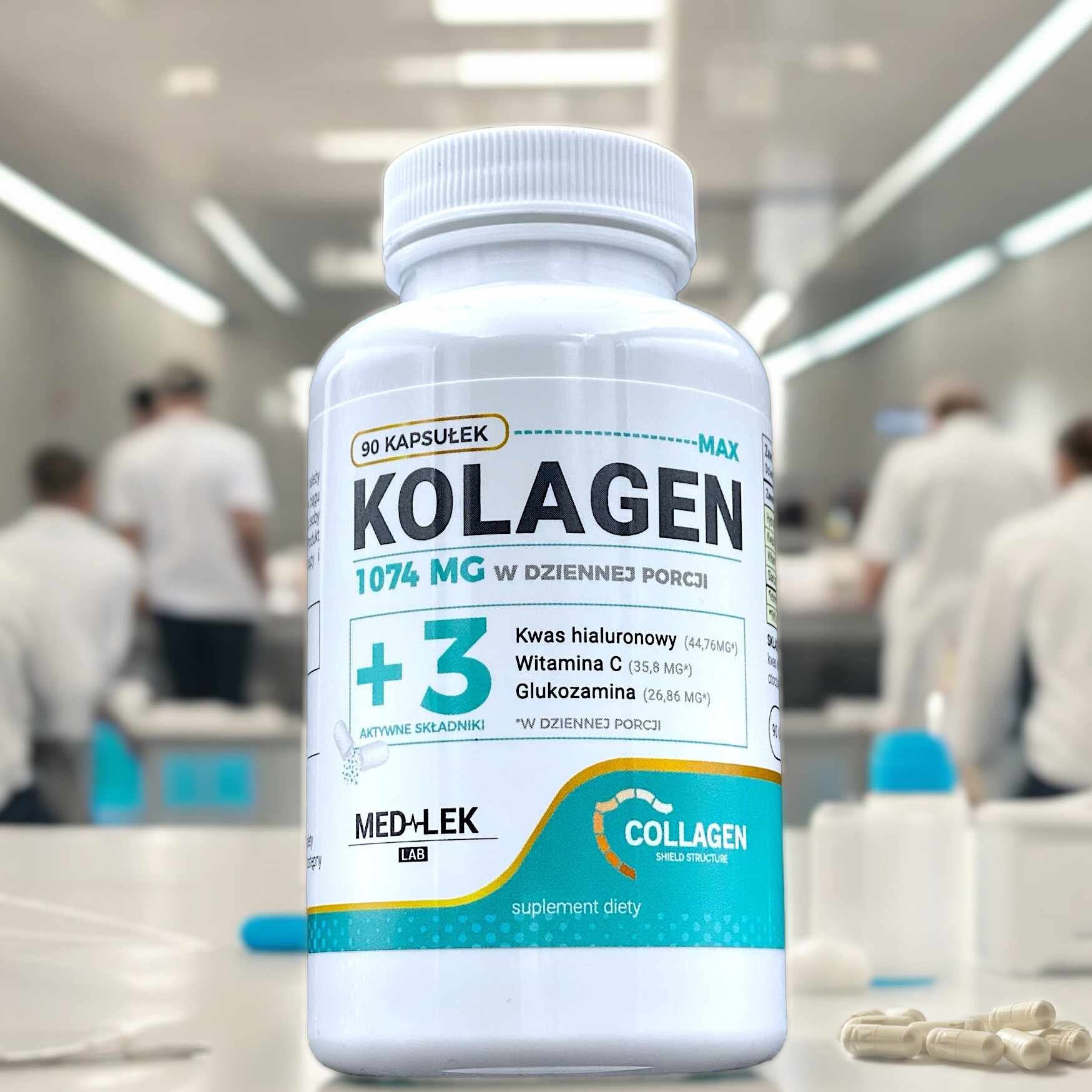 Kolagen MAX - 90 Kapsułek (1074mg)