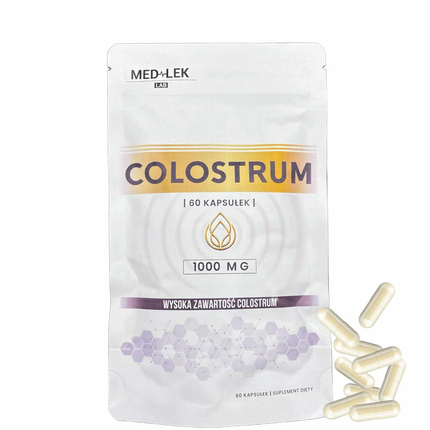 COLOSTRUM 1000 MG - 60 kapsułek (IgG 47%)