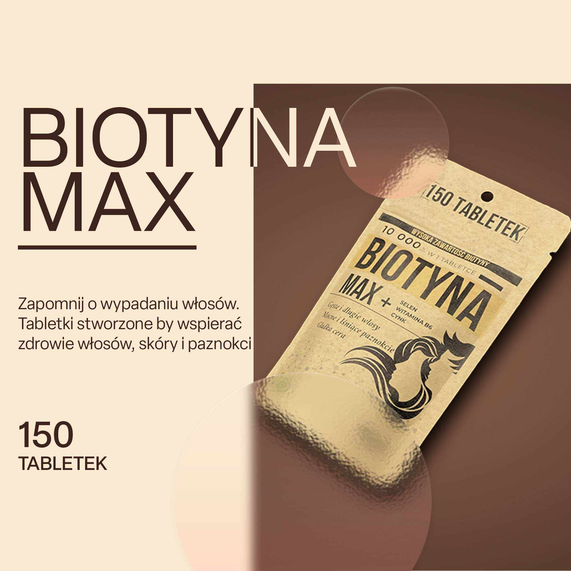 Biotyna - 150 tabletek (5000 µg - 1 tab)